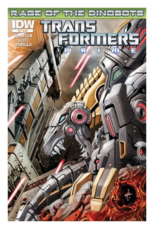 Transformers Prime Rage Of The Dinobots 2 Comic Book Preview Image  (1 of 8)